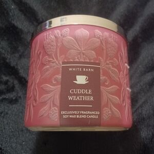 White Barn Cuddle Weather Pink Candle
